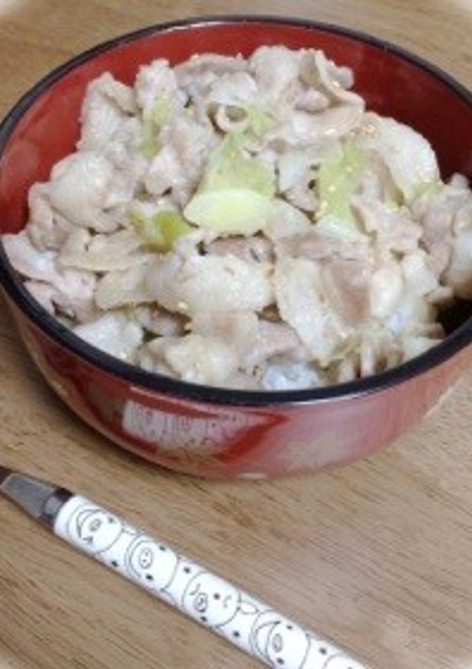 簡単すぎる！ネギ塩豚丼-レシピのメイン写真