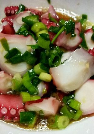 簡単 えごま油で☆タコの酢の物☆-レシピのメイン写真