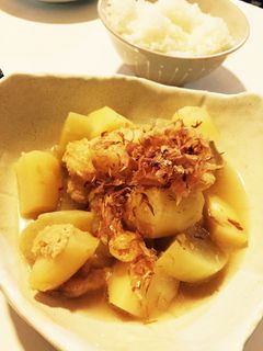 やさしい♡大根とじゃがの煮物-レシピのメイン写真