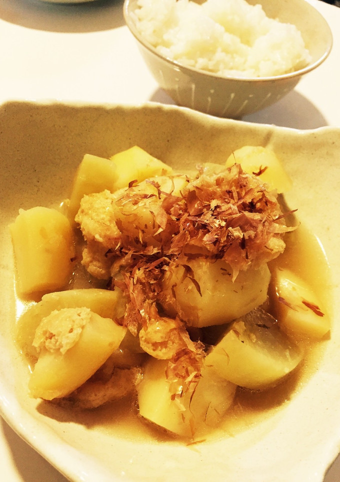 やさしい♡大根とじゃがの煮物-レシピのメイン写真
