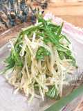 簡単！水菜ともやしのシャキシャキサラダ