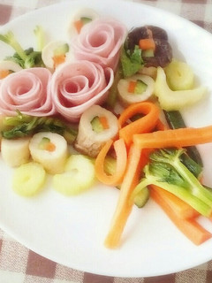 エリンギと彩り野菜の花束ピクルス-レシピのメイン写真