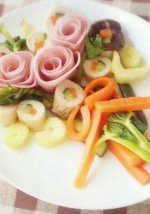 エリンギと彩り野菜の花束ピクルス-レシピのメイン写真
