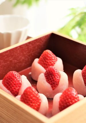 いちご大福-レシピのメイン写真