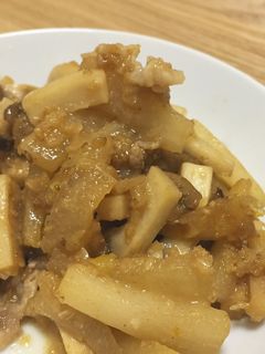 大根と豚肉と韓国風炒め☆-レシピのメイン写真