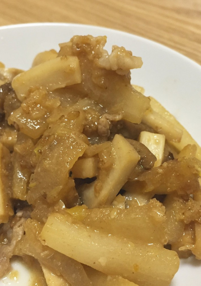 大根と豚肉と韓国風炒め☆-レシピのメイン写真