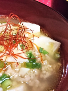 アレンジ★食欲UP【麻婆風お味噌汁】-レシピのメイン写真
