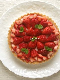 イチゴのレアチーズタルト-レシピのメイン写真