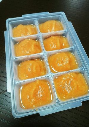 離乳食に簡単♪りんごとトマトのペースト-レシピのメイン写真