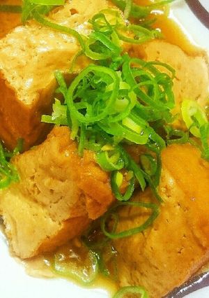 ヘルシー簡単♪圧力鍋で厚揚げの甘酢煮込み-レシピのメイン写真