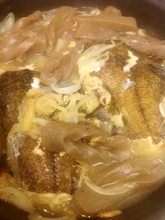 カレイとコンニャクの生姜醤油煮-レシピのメイン写真
