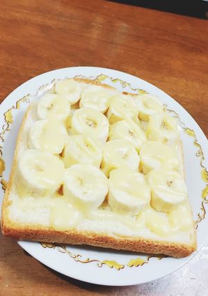 甘くて美味しい♡バナナカスタードトースト-レシピのメイン写真