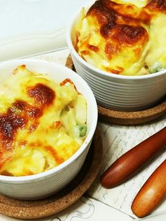 簡単☆はんぺんとカニかまのマヨチーズ焼き-レシピのメイン写真
