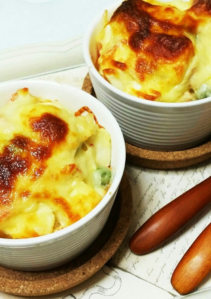 簡単☆はんぺんとカニかまのマヨチーズ焼き-レシピのメイン写真