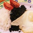 アフリカ野菜★ドードー ガパオライス風