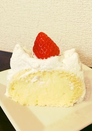 レンジ＆タッパーｄｅロールケーキ！-レシピのメイン写真