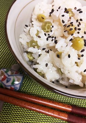 豆ご飯 モッチリふわふわ-レシピのメイン写真