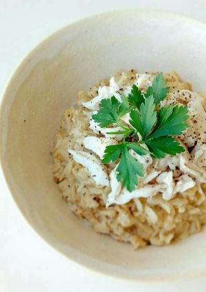 鶏むね肉のヘルシーオートミール丼-レシピのメイン写真