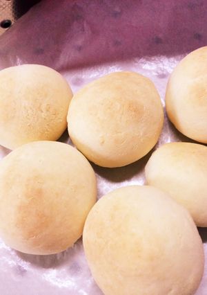 材料３つだけでフワフワパン♡-レシピのメイン写真