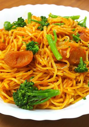 焼きそば麺で時短！楽々ナポリタン★-レシピのメイン写真