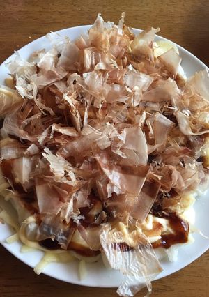 お好み焼き風餅アレンジ-レシピのメイン写真