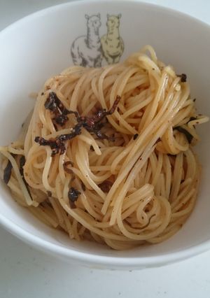 カリカリ塩こんぶピリッ☆辛ペペロンチーノ-レシピのメイン写真