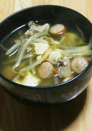 カレーのヘルシー超簡単ミネストローネ風｡-レシピのメイン写真