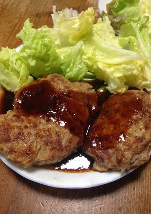 ハンバーグ-レシピのメイン写真