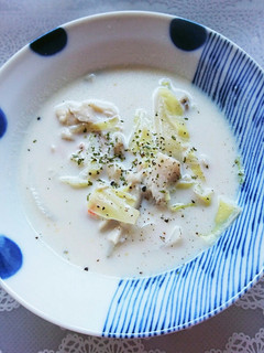 簡単濃厚ミルクスープ♥スープパスタにも♥-レシピのメイン写真