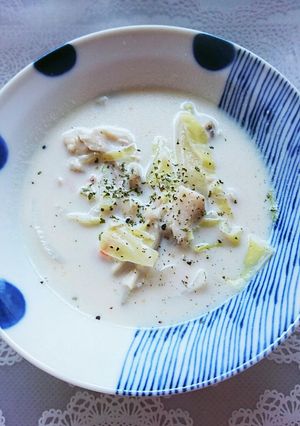 簡単濃厚ミルクスープ♥スープパスタにも♥-レシピのメイン写真