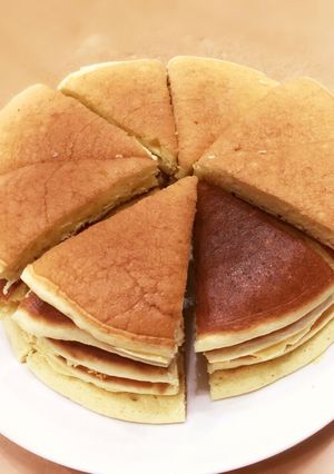 焼き色きれいな やわらかパンケーキ-レシピのメイン写真