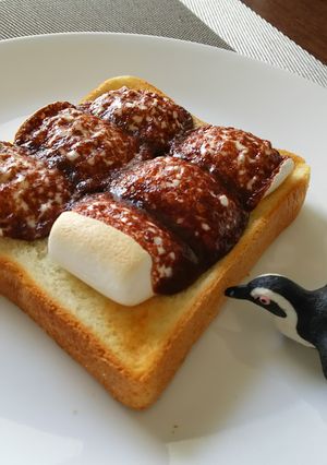 スライス生チョコレートでスモアトースト-レシピのメイン写真
