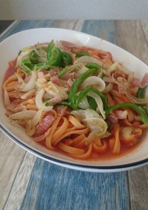 魚介とトマトソースのパスタ-レシピのメイン写真