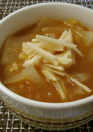 酢生姜たっぷりトマトスープ-レシピのメイン写真
