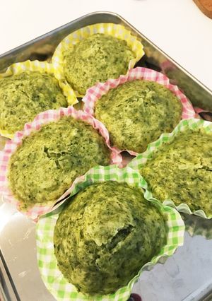 ほうれん草とバナナの蒸しパン-レシピのメイン写真