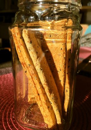 チーズとえびのおからクラッカー-レシピのメイン写真