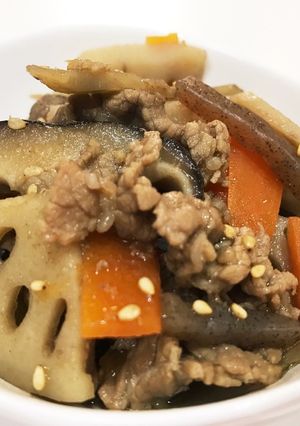 牛肉と根菜の煮物-レシピのメイン写真
