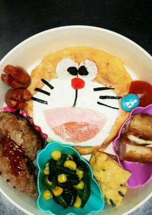 キャラ弁ドラえもん-レシピのメイン写真