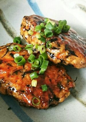 簡単!ふわとろ鶏肉の豆腐つくねハンバーグ-レシピのメイン写真