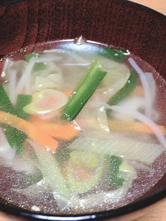 簡単にできる塩野菜スープ-レシピのメイン写真