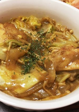 簡単 節約 タンドリーチキン風煮込み-レシピのメイン写真