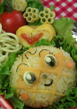 メロンパンナ キャラ弁-レシピのメイン写真