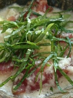 簡単!!マグロとアボカドのやまかけ-レシピのメイン写真