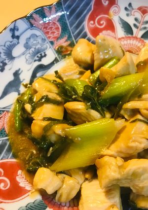 鶏肉と長ネギのしょう油炒め-レシピのメイン写真