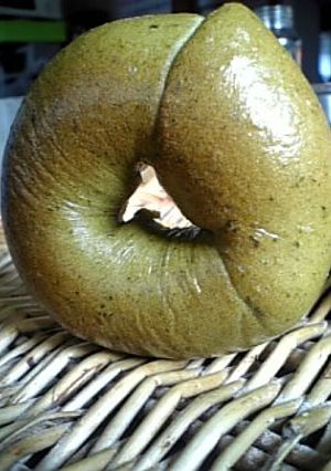 ほうれん草ベーグル-レシピのメイン写真