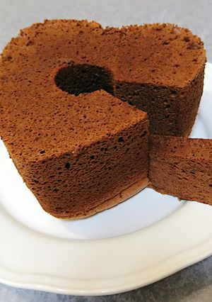 チョコレートシフォンケーキ(21cm)-レシピのメイン写真