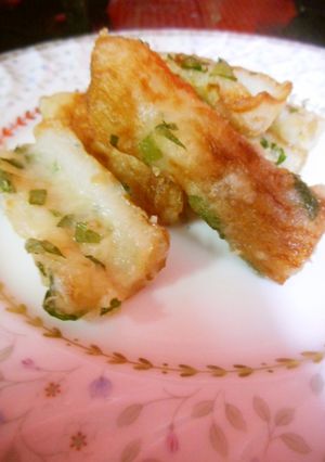 梅じそ衣でちくわの天ぷら-レシピのメイン写真