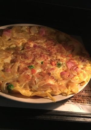 ポテチで時短ｽﾊﾟﾆｯｼｭｵﾑﾚﾂ-レシピのメイン写真