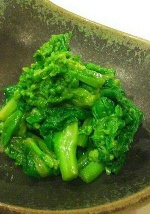 春の思い出♥菜の花のカラシ和え-レシピのメイン写真