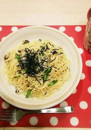超簡単！混ぜるだけ和風ペペロンチーノ-レシピのメイン写真